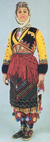 Local Costumes, Amasya, Woman
